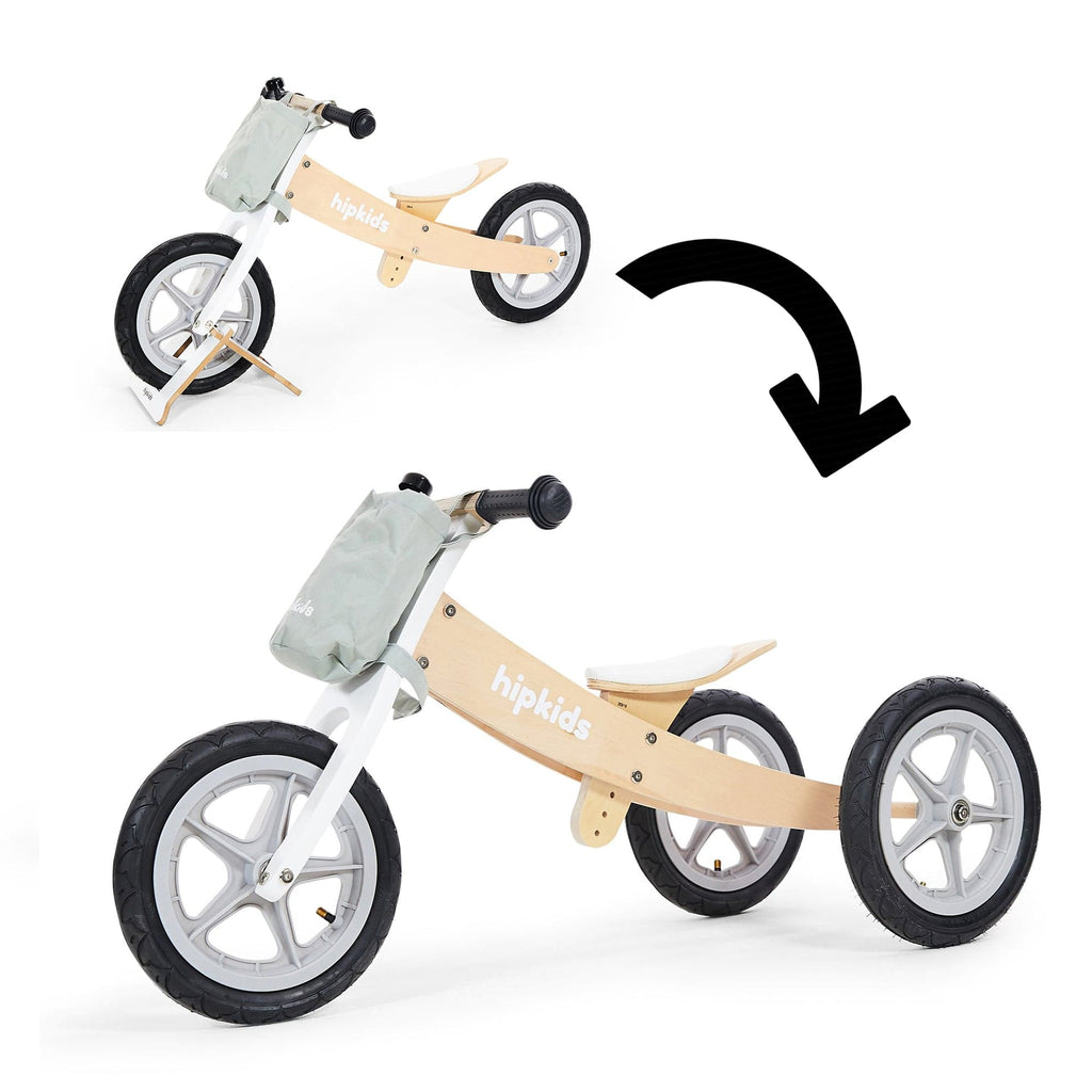 2 in 1 wooden hotsell balance bike