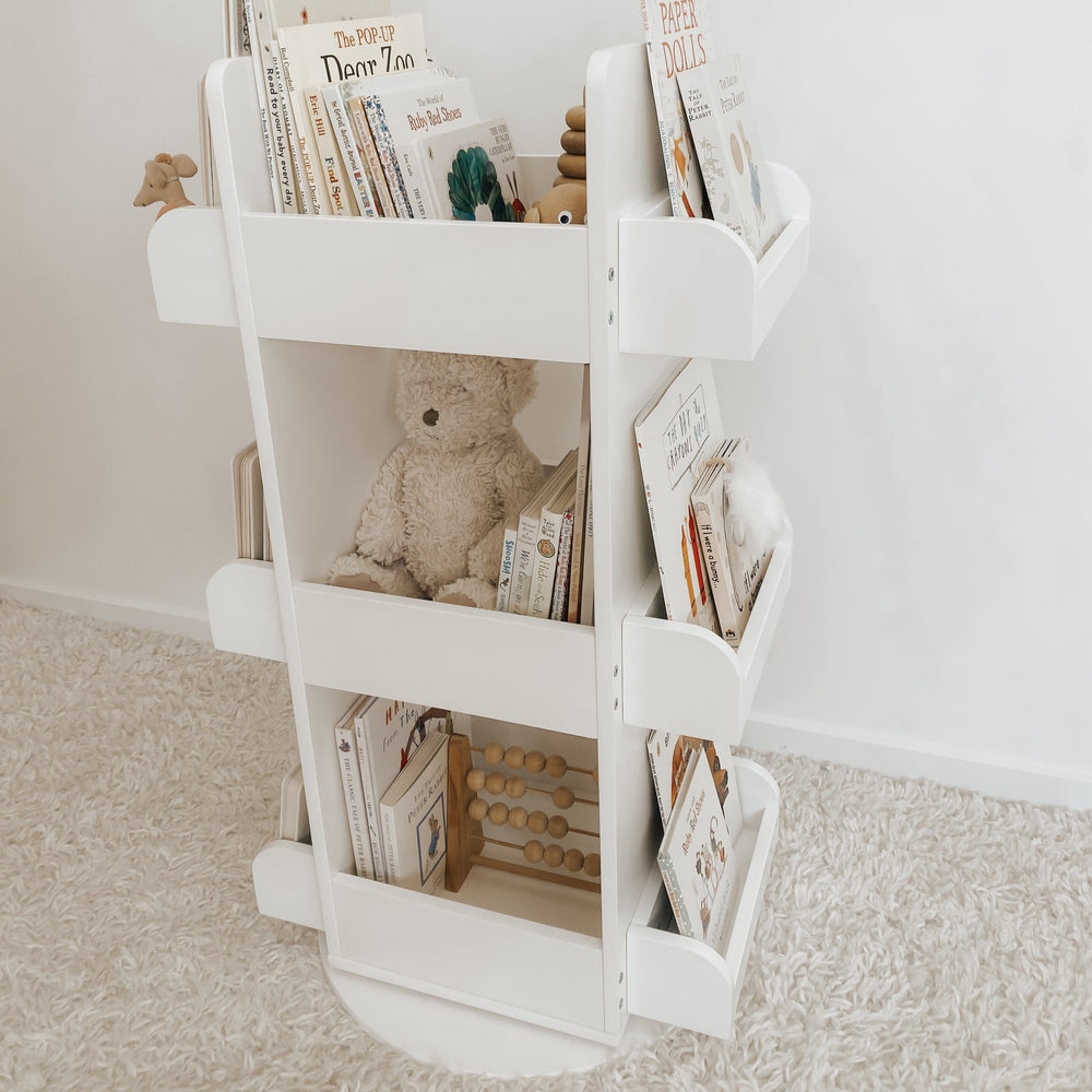 2 in 1 Rotating Bookshelf / Toy Organiser