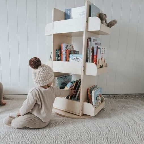 2 in 1 Rotating Bookshelf / Toy Organiser