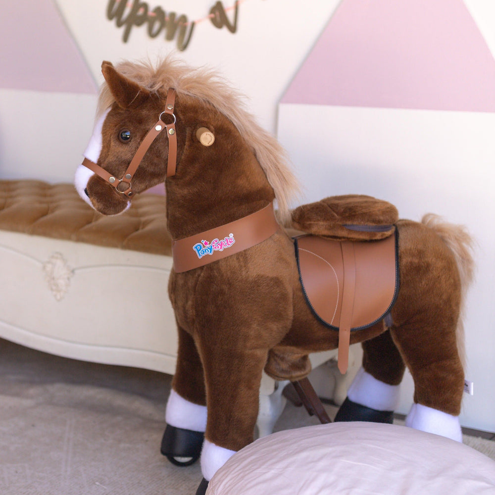 Ride on stuffed horse deals