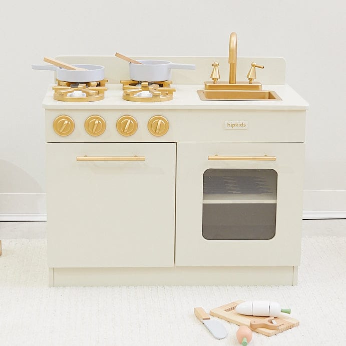 Gourmet Toy Kitchen Vintage White