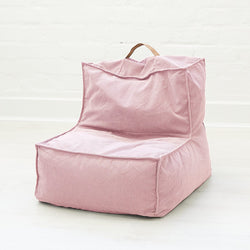 JUNO Corduroy Bean Bag Blush Pink