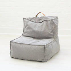 JUNO Corduroy Bean Bag Grey