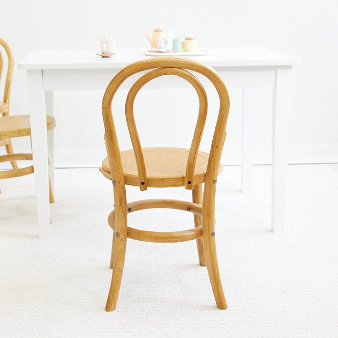 Kids Yves 4 Chairs & Table Set Natural