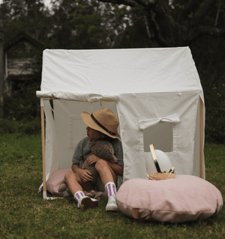 Playhouse Tent with 2pcs BAYLEY Boucle Cushions Bundle