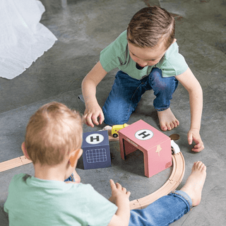 JaBaDaBaDo Train Set Rescue Vehicles