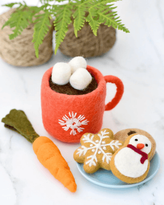 Tara Treasures Santa's Snacks with Red Hot Chocolate Cup