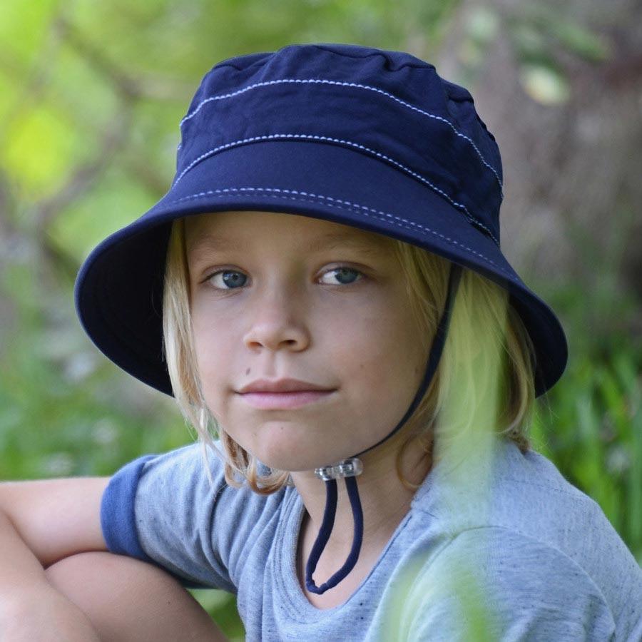 Buy Bedhead Kids Bucket Hat Navy | HipKids Online