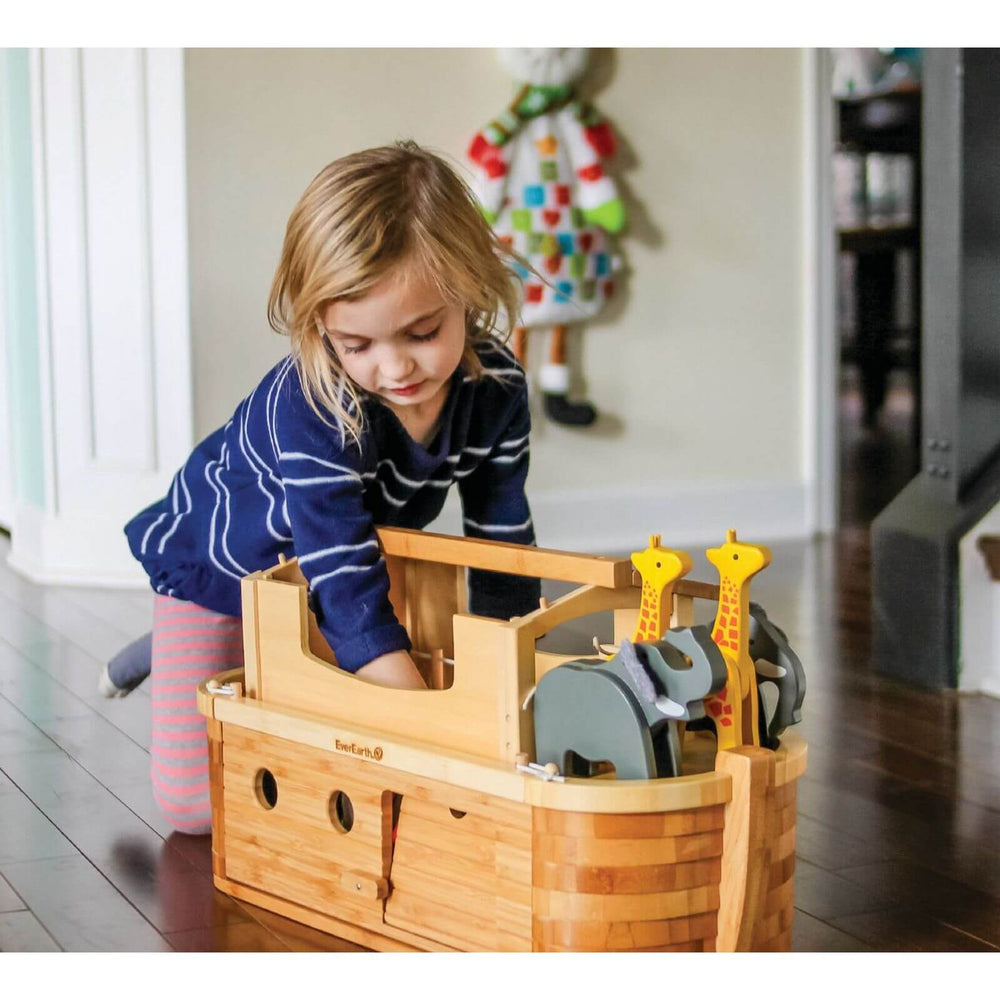 Buy Ever Earth Large Bamboo Noah's Ark | HipKids Online